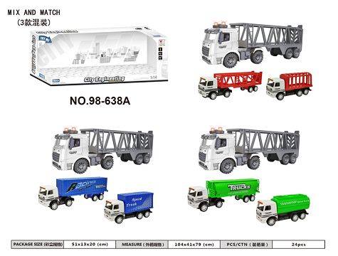 1:14 inertial transport tractor (with lights and music)