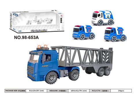 1:14 inertia police tractor (with lights and music)