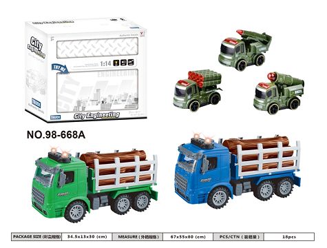 1:14 inertia truck packed in boxes (with lights and music)