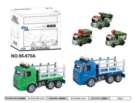 1:14 inertia truck packed in boxes (with lights and music)