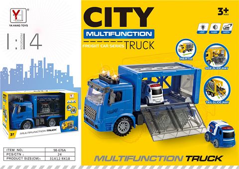 1: 14 Inertia police storage car (3 keys with light music)