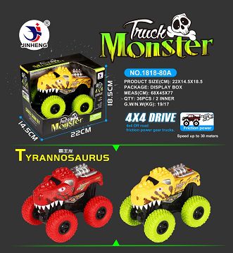 Tyrannosaurus four drive high speed car