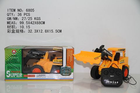 Wire controlled bulldozer