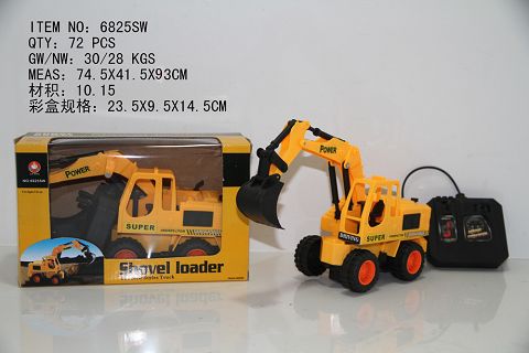 Line controlled excavator