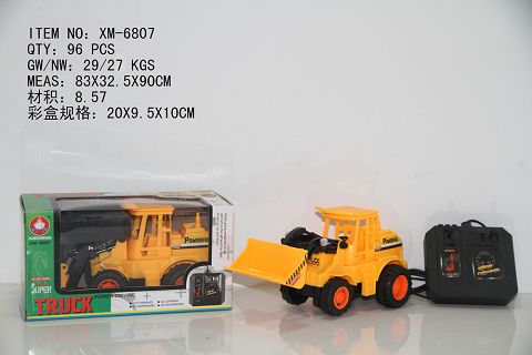 Wire controlled bulldozer
