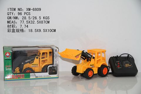 Wire controlled bulldozer