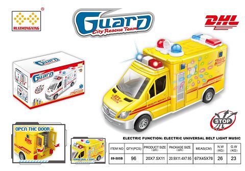 Electric wanxiang express car with light and music (3*1.5AA) without electricity