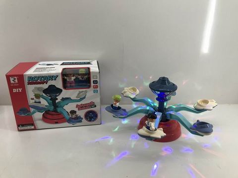 Infrared remote control spider six claw robot with lights and music