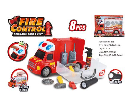 Firefighting sound and light rv suit