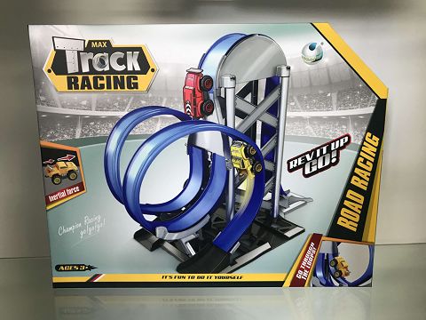 Inertial trailer magnetic track Set (2 cars)
