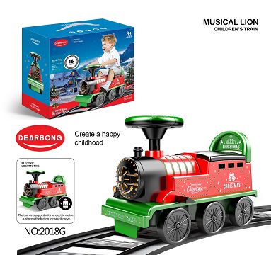 Christmas retro train electric track version