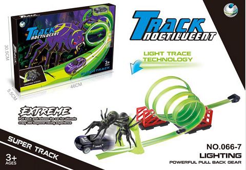 Luminous track / 1 vehicle with light