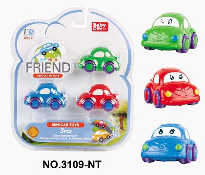 Cartoon beetle inertia car