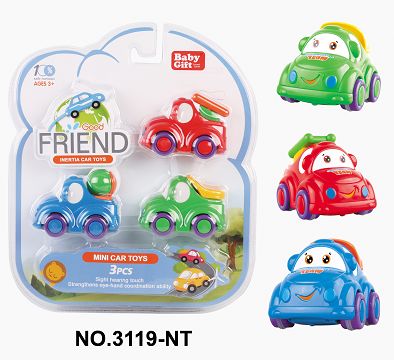 Cartoon beetle inertia car
