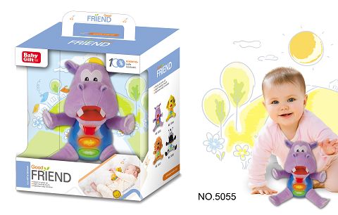 Pacify the sound-light hippopotamus