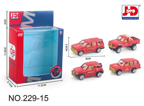 Alloy fire truck 2 mixed