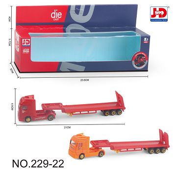 Alloy plate drag head red, orange