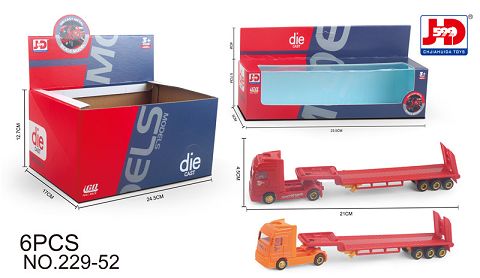 Alloy plate tracer 6PCS red, orange