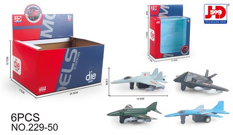 6PCS of alloy fighter