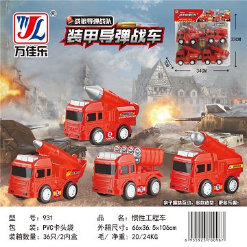 Inertia toy car
