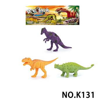 3 5-inch dinosaur set