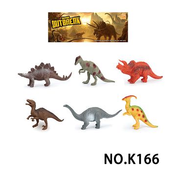 Set of 6 5-inch dinosaurs