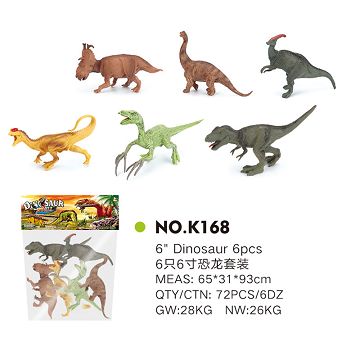 6 "Dinosaur set