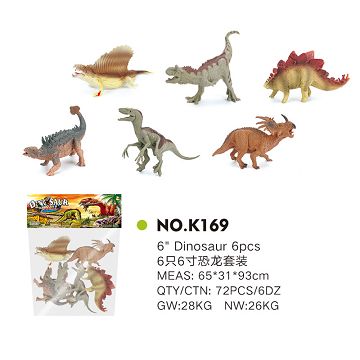 6 "Dinosaur set
