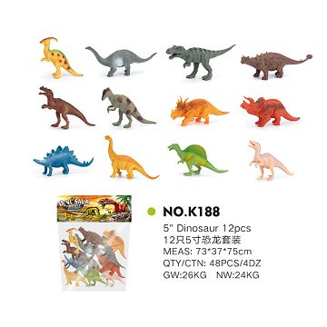 12 5-inch dinosaur set