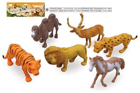 6 "wildlife set