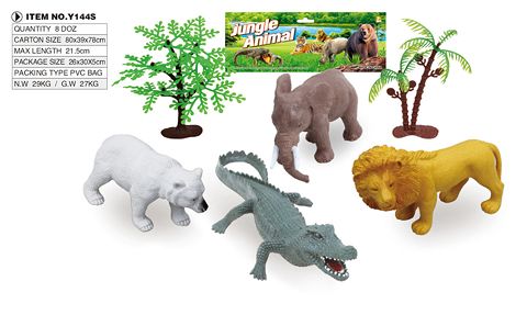 4 6-inch wild set with tree