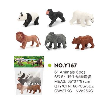 6 "wildlife set