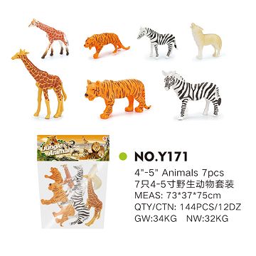 7 4-5 "wildlife sets