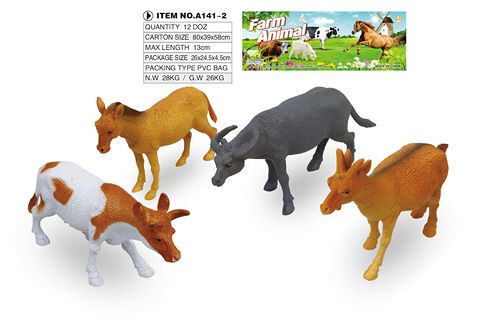 4 5-inch farm animal set
