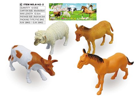4 5-inch farm animal set