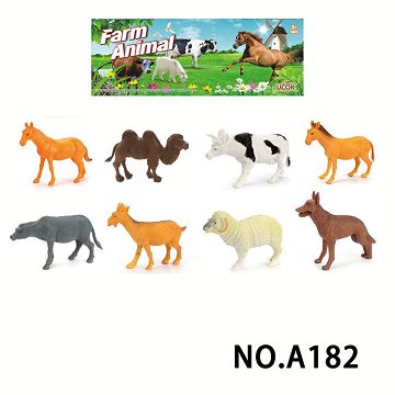 8 "farm animal set