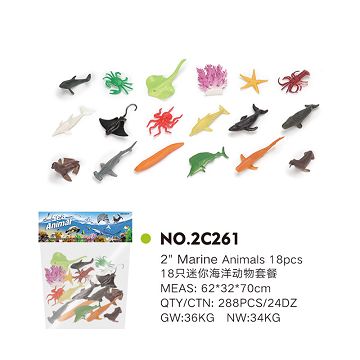 18 mini Marine Animal package