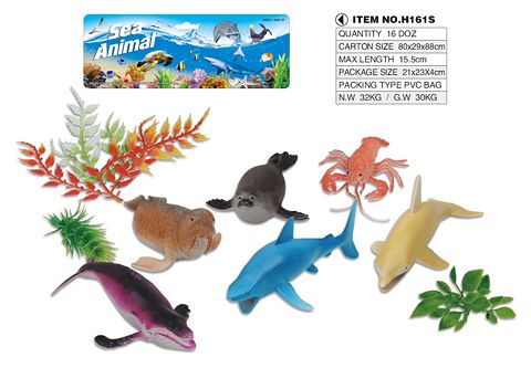 6 5-inch Marine animals with tree suit