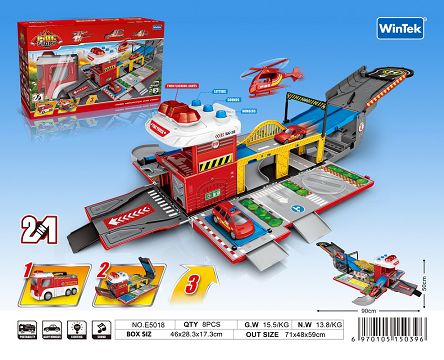 Fire alloy deformation track receiving vehicle