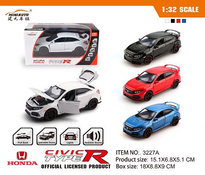 1:32正版授权 本田思域type R