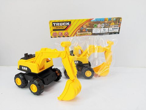 19CM实色滑行工程车