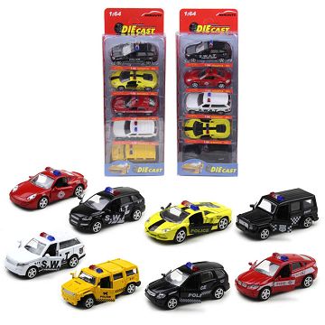 1:64仿真警车合金车