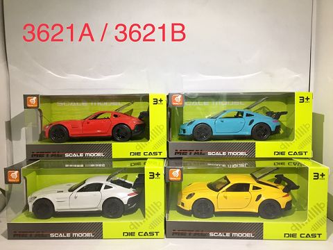 Alloy rebound door sound and light sports car (1:36)