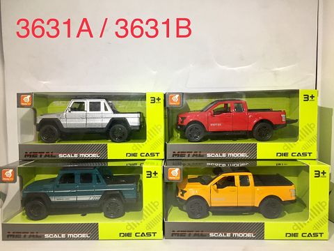 Alloy resilience open pickup truck (1:36)
