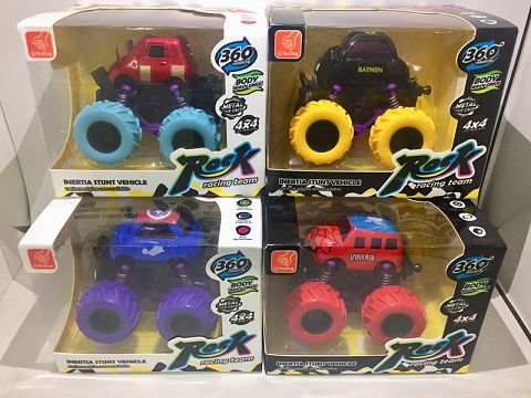 Alloy dual inertia rotary swing car - the avengers