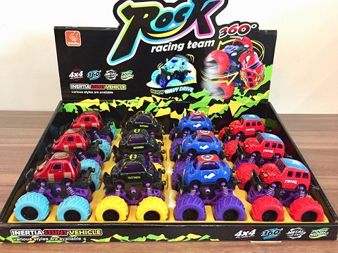 Alloy dual inertia rotary swing car - the avengers