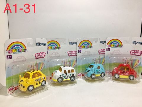 Alloy cartoon return car