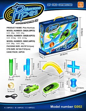Remote control tube speed car